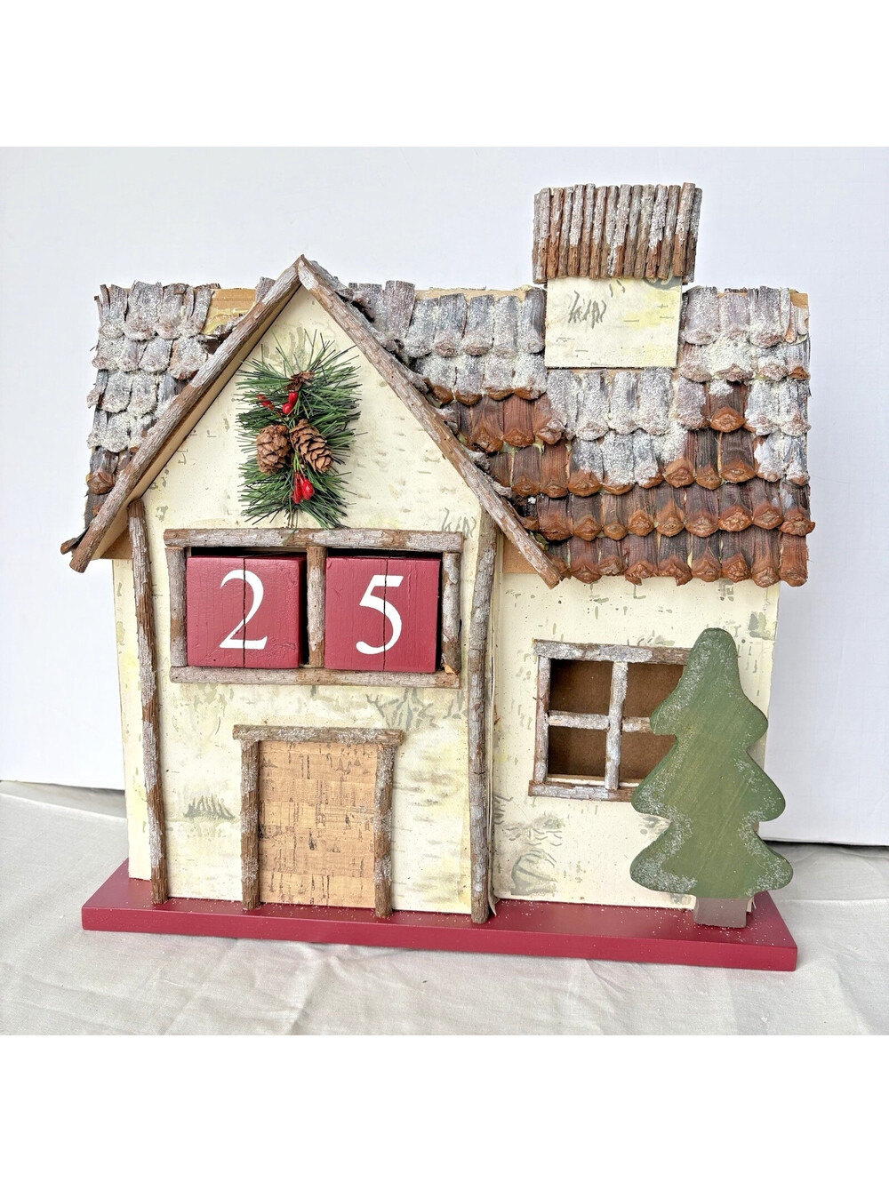 Rustic Farmhouse Style Christmas Advent Calendar- Countdown to Christmas READ